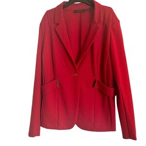 Kris Jenner Kollection Ultra Soft Luxury Feel Red Coat Size XL